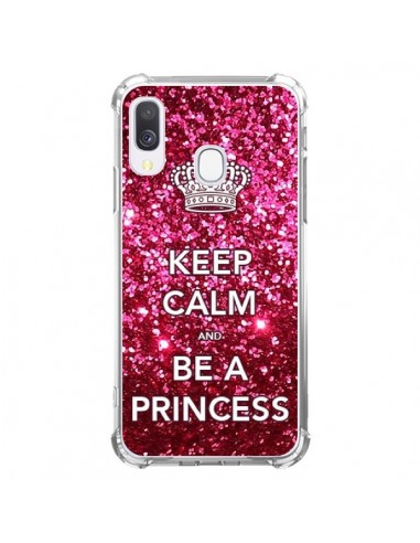 Coque Samsung Galaxy A40 Keep Calm and Be A Princess - Nico