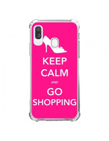 Coque Samsung Galaxy A40 Keep Calm and Go Shopping - Nico