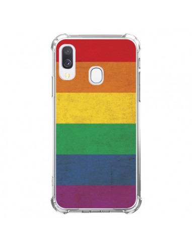 Coque Samsung Galaxy A40 Drapeau Arc En Ciel Gay - Nico