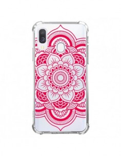 Coque Samsung Galaxy A40 Mandala Rose Fushia Azteque...