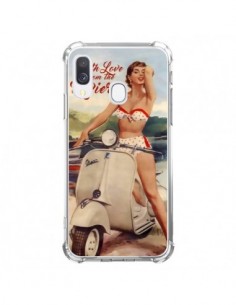 Coque Samsung Galaxy A40 Pin Up With Love From the...