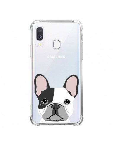 Coque Samsung Galaxy A40 Bulldog Français Chien Transparente - Pet Friendly
