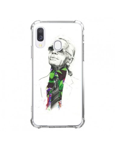 Coque Samsung Galaxy A40 Karl Lagerfeld Fashion Mode Designer - Percy