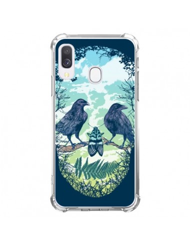 Coque Samsung Galaxy A40 Tête de Mort Nature - Rachel Caldwell