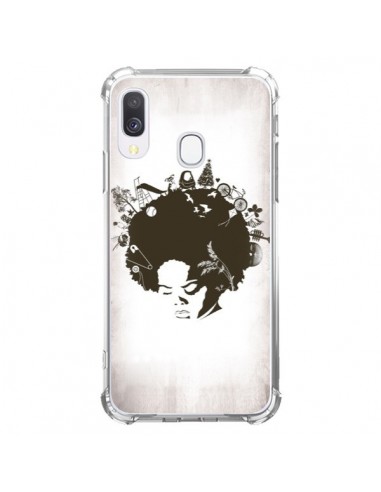 Coque Samsung Galaxy A40 Childhood Garden Afro - Rachel Caldwell