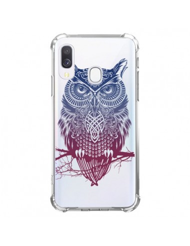 Coque Samsung Galaxy A40 Hibou Chouette Owl Transparente - Rachel Caldwell