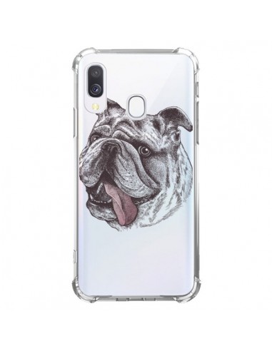 Coque Samsung Galaxy A40 Chien Bulldog Dog Transparente - Rachel Caldwell