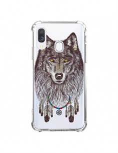 Coque Samsung Galaxy A40 Loup Wolf Attrape Reves...