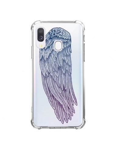 Coque Samsung Galaxy A40 Ailes d'Ange Angel Wings Transparente - Rachel Caldwell