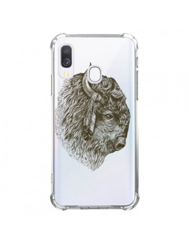 Coque Samsung Galaxy A40 Buffalo Bison Transparente - Rachel Caldwell