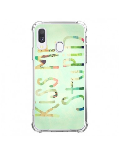 Coque Samsung Galaxy A40 Kiss Me Stupid - R Delean