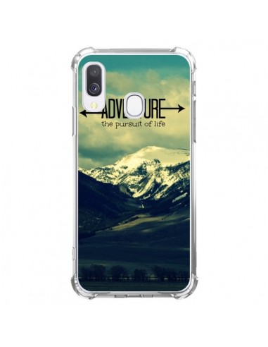 Coque Samsung Galaxy A40 Adventure the pursuit of life Montagnes Ski Paysage - R Delean