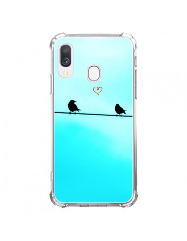 Coque Samsung Galaxy A40 Oiseaux Birds Amour Love - R Delean