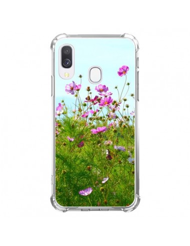 Coque Samsung Galaxy A40 Fleurs Roses Champ - R Delean