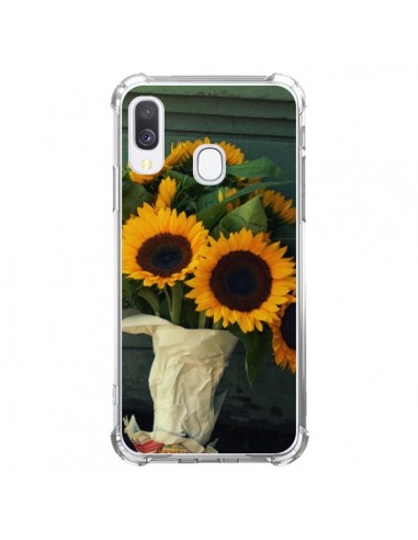 Coque Samsung Galaxy A40 Tournesol Bouquet Fleur - R Delean