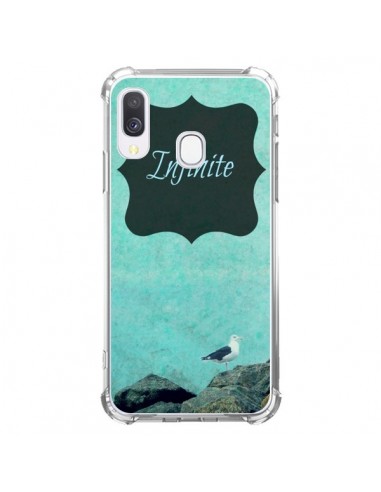 Coque Samsung Galaxy A40 Infinite Oiseau Bird - R Delean