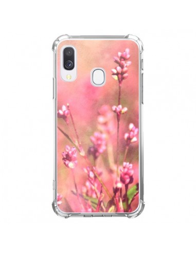 Coque Samsung Galaxy A40 Fleurs Bourgeons Roses - R Delean