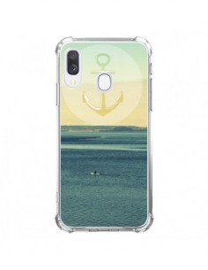 Coque Samsung Galaxy A40 Ancre Navire Bateau Summer Beach...