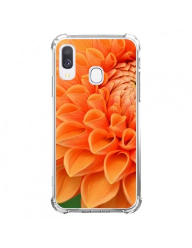 Coque Samsung Galaxy A40 Fleurs oranges flower - R Delean