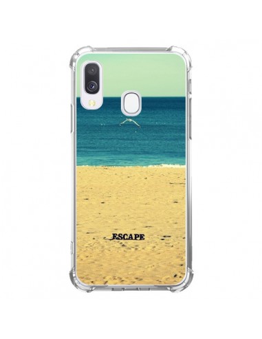 Coque Samsung Galaxy A40 Escape Mer Plage Ocean Sable Paysage - R Delean