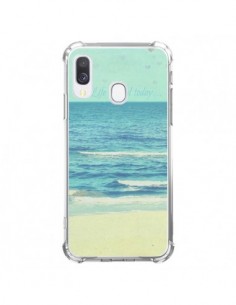 Coque Samsung Galaxy A40 Life good day Mer Ocean Sable...