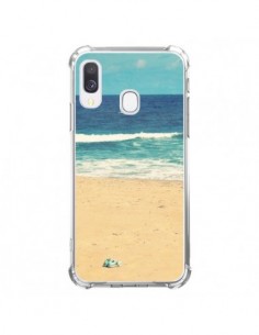 Coque Samsung Galaxy A40 Mer Ocean Sable Plage Paysage -...