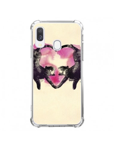 Coque Samsung Galaxy A40 Cats love to sleep - Robert Farkas