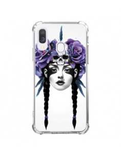 Coque Samsung Galaxy A40 Fille Fleurs Warrior - Ruben...