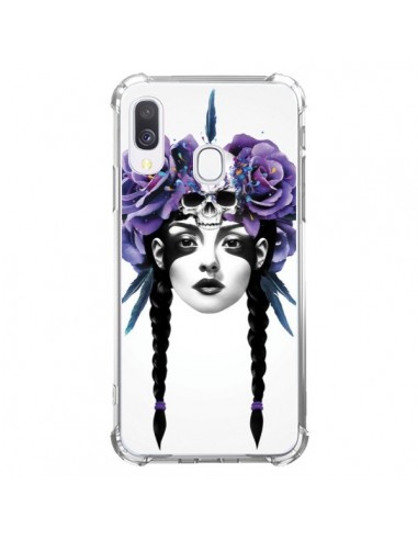 Coque Samsung Galaxy A40 Fille Fleurs Warrior - Ruben Ireland