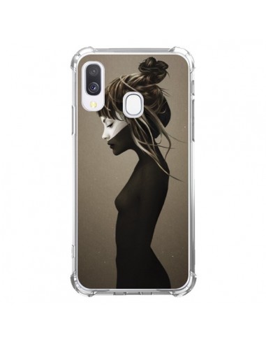 Coque Samsung Galaxy A40 Fille Pensive - Ruben Ireland