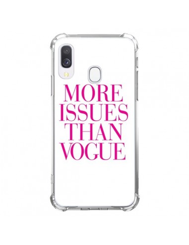 Coque Samsung Galaxy A40 More Issues Than Vogue Rose Pink - Rex Lambo