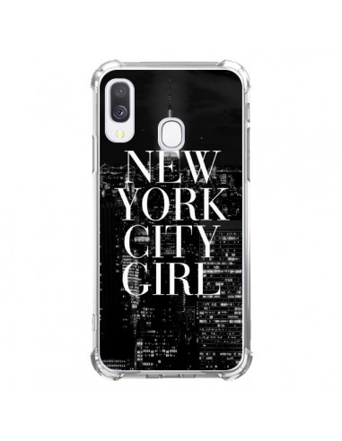 Coque Samsung Galaxy A40 New York City Girl - Rex Lambo