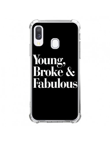 Coque Samsung Galaxy A40 Young, Broke & Fabulous - Rex Lambo