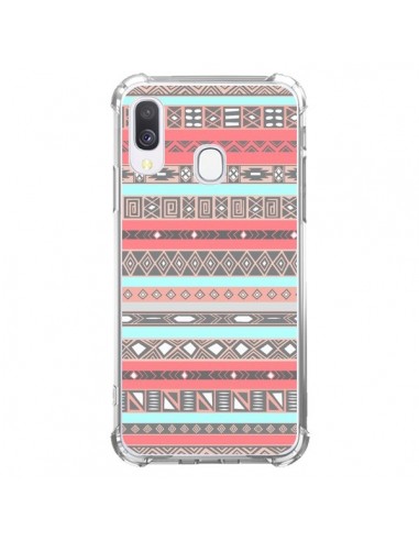 Coque Samsung Galaxy A40 Azteque Aztec Rose Pastel - Rex Lambo