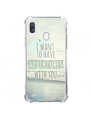 Coque Samsung Galaxy A40 I want to have adventures with you - Sylvia Cook