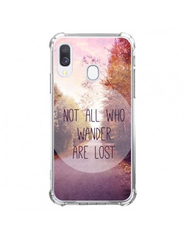 Coque Samsung Galaxy A40 Not all who wander are lost - Sylvia Cook