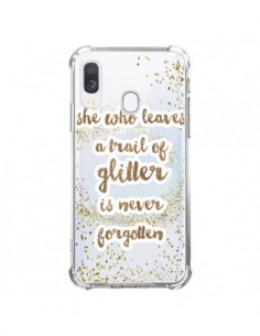 Coque Samsung Galaxy A40 Style Pailleté Transparente -...