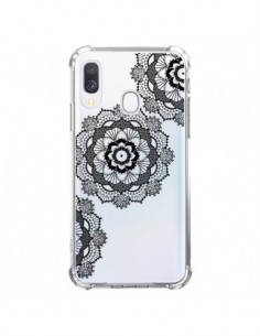 Coque Samsung Galaxy A40 Triple Mandala Noir Black...