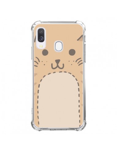 Coque Samsung Galaxy A40 Big Cat chat - Santiago Taberna