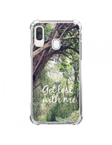 Coque Samsung Galaxy A40 Get lost with him Paysage Foret Palmiers - Tara Yarte