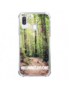 Coque Samsung Galaxy A40 Hike Run Explore Paysage Foret -...