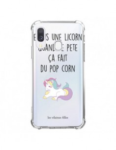 Coque Samsung Galaxy A40 Je suis une licorne, quand je...