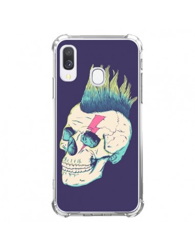 Coque Samsung Galaxy A40 Tête de mort Punk - Victor Vercesi