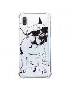 Coque Samsung Galaxy A40 Chien Bulldog Dog Transparente -...