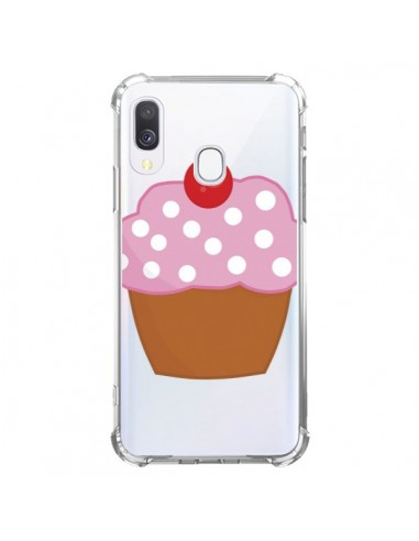 Coque Samsung Galaxy A40 Cupcake Cerise Transparente - Yohan B.