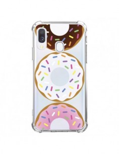Coque Samsung Galaxy A40 Bagels Bonbons Transparente -...