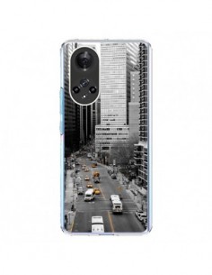 Coque Honor 50 et Huawei Nova 9 New York Noir et Blanc -...