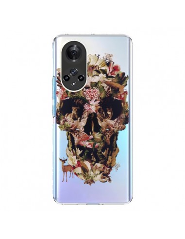 Coque Honor 50 et Huawei Nova 9 Jungle Skull Tête de Mort Transparente - Ali Gulec