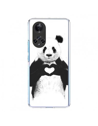 Coque Honor 50 et Huawei Nova 9 Panda Amour All you need is love - Balazs Solti