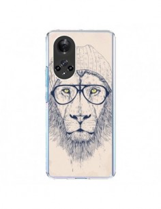 Coque Honor 50 et Huawei Nova 9 Cool Lion Lunettes -...